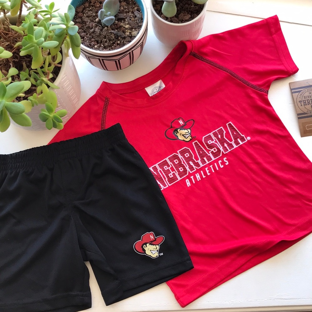 Nebraska Cornhuskers Shirt & Short Set - 18 Months